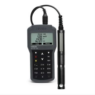 Medidor Portátil Digital pH/CE/ODC Resistente al Agua