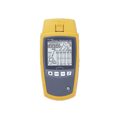 FLUKE MS-POE Verificador De Red Microscanner Poe, Para Comprobación De Redes De Voz, Datos, Video Y Poe 802.3af, At, Bt Y Upoe, Con Pantalla Lcd Retroiluminada