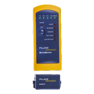 Fluke MT-8200-49A Micromapper Portable Ethernet Cable Map Tester