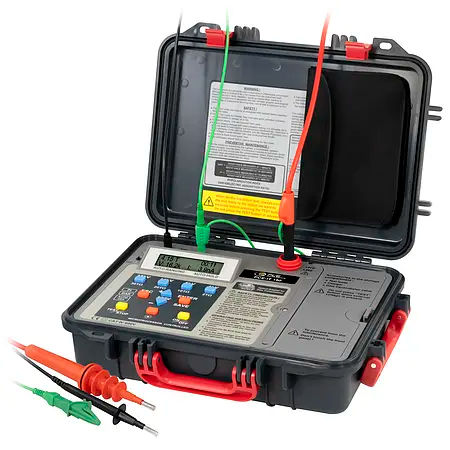 Medidor de Aislamiento PCE-IT 150 Portátil con Pantalla LCD y Memoria Interna