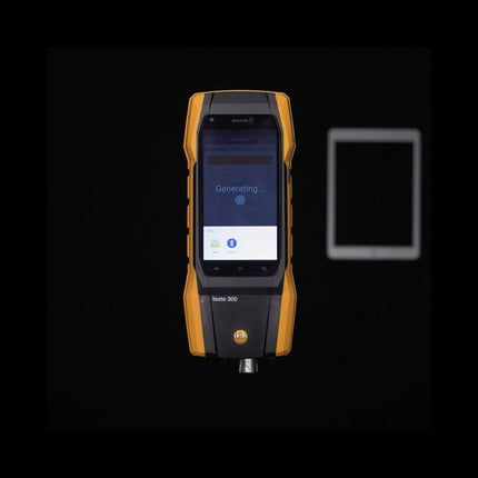 Testo 300 Smoke Edition Combustion Analyzer Kit with Bluetooth, 4000 ppm, printer