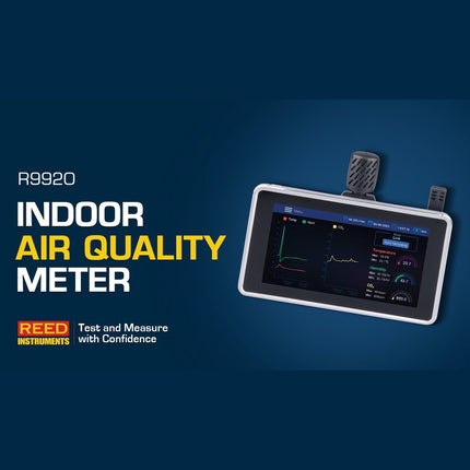 REED R9920 Indoor Air Quality Meter, Desktop/Wall Mount