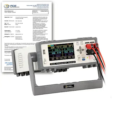 Analizador de potencia PCE-PA 7500-ICA