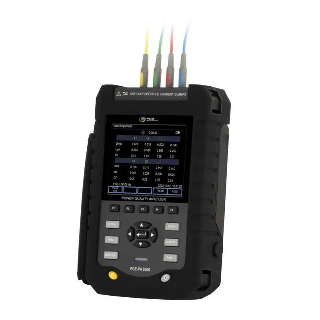 Analizador de potencia PCE-PA 8500 con Pantalla Gráfica