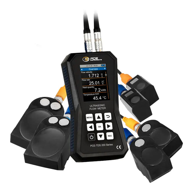 Caudalímetro ultrasónico PCE-TDS 200 SML