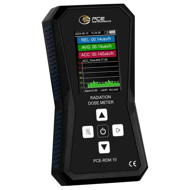 Medidor de radiación PCE-RDM 10