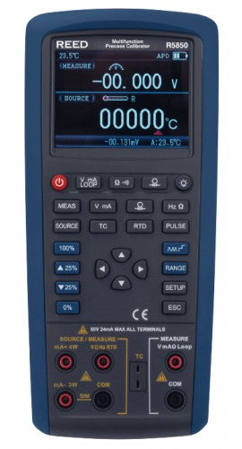Calibrador de proceso multifunción REED R5850.
