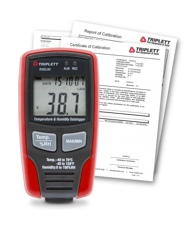 RHDL60 con certificado de trazabilidad al NIST