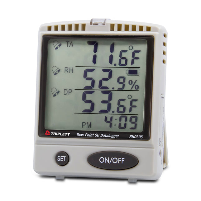 Registrador de datos SD de humedad, temperatura y punto de rocío