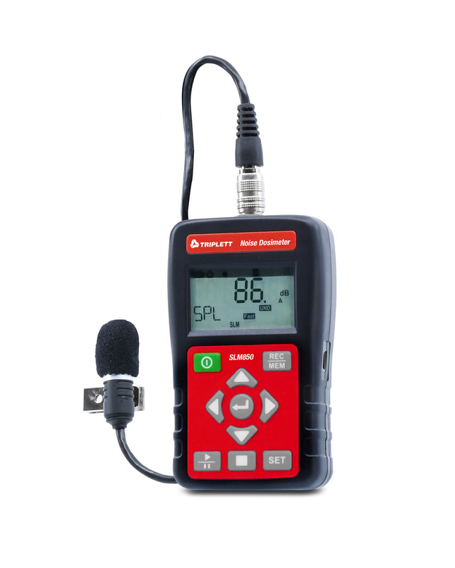 Dosímetro de ruido/registrador de datos de sonido