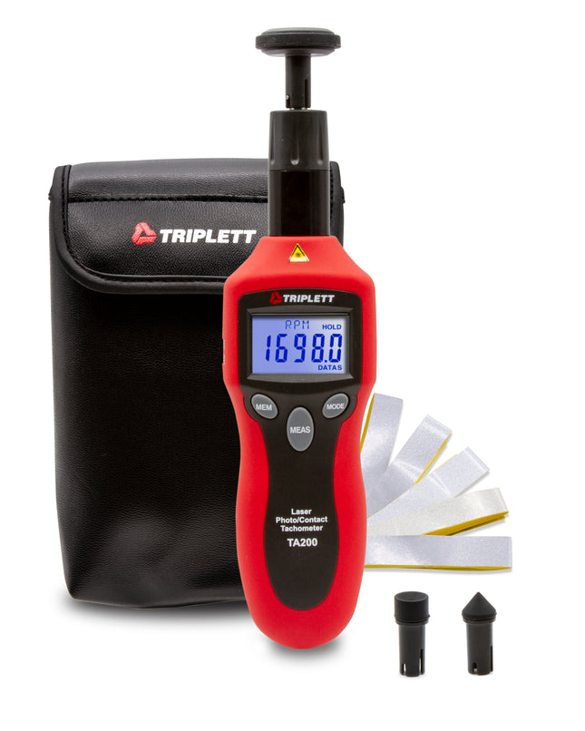 Fototacómetro de contacto y láser