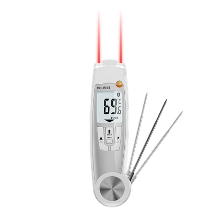 Termómetro Infrarrojos y Penetración Testo 104-IR BT