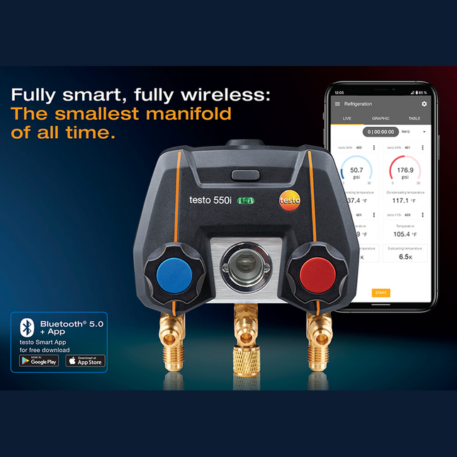 Manifold digital Testo 550i Bluetooth