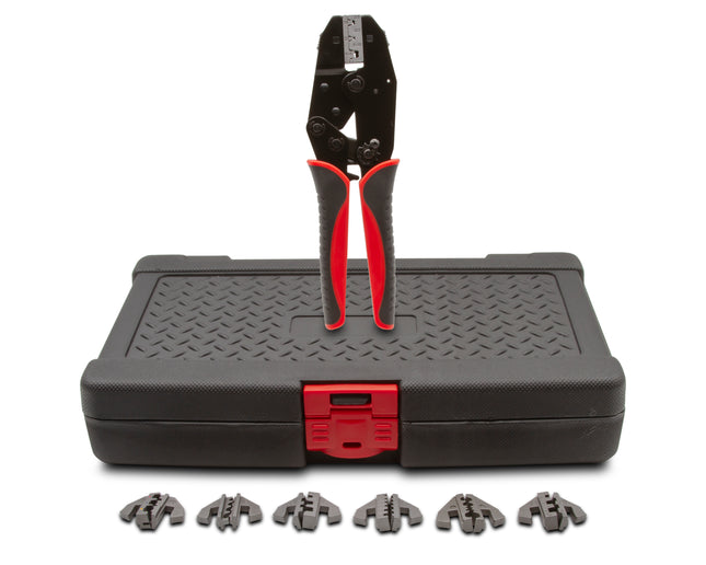 Crimpadora de trinquete de cambio rápido de 8 piezas