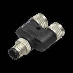 Conector en Y P+F M12 de 4 Polos de Alta Calidad
